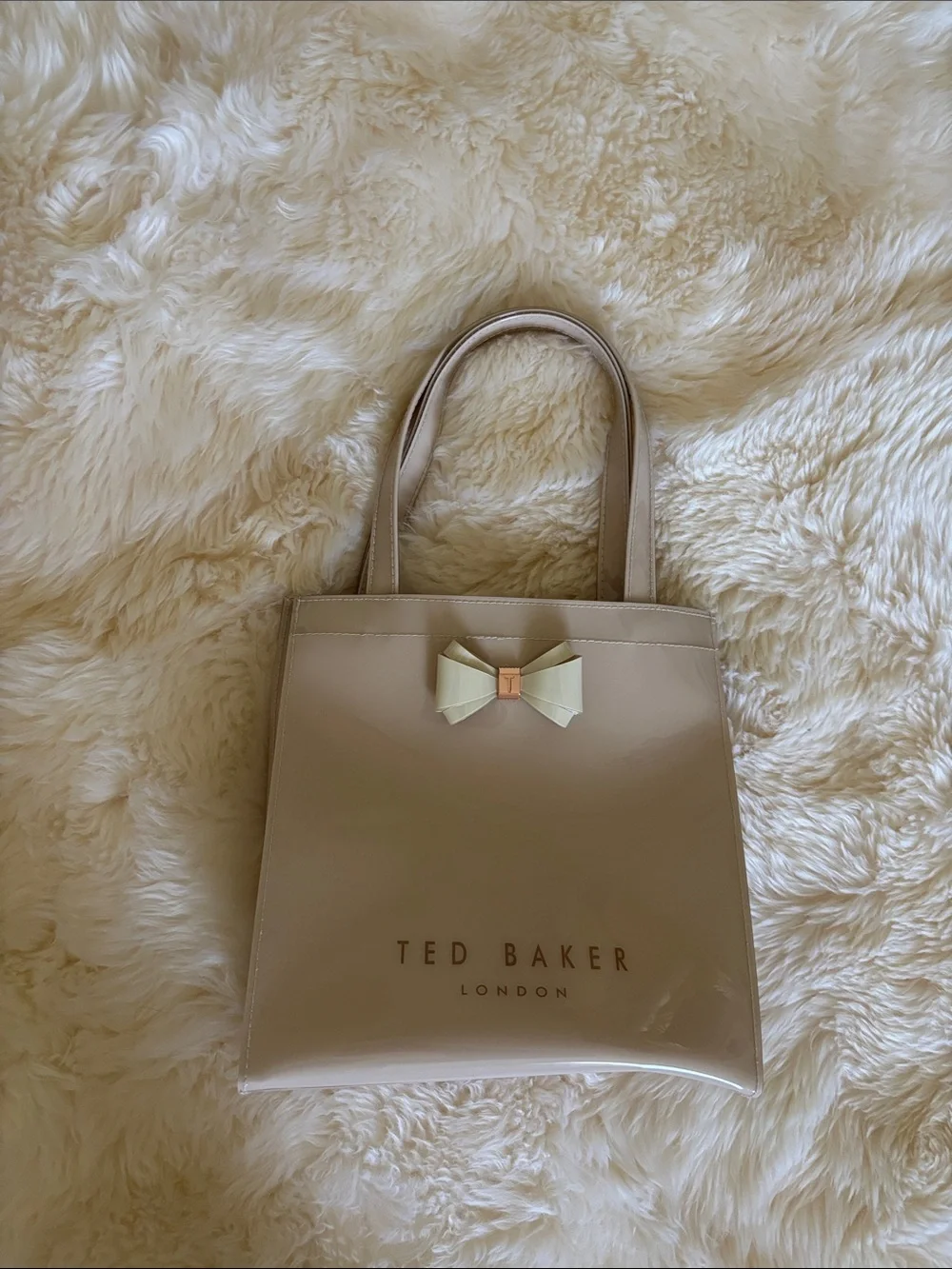 Ted Baker Pink Tote with Bow Accent